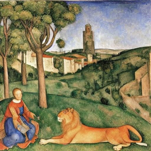 Lion Heart in Mouse Body, Renaissance and Post-Impressionism