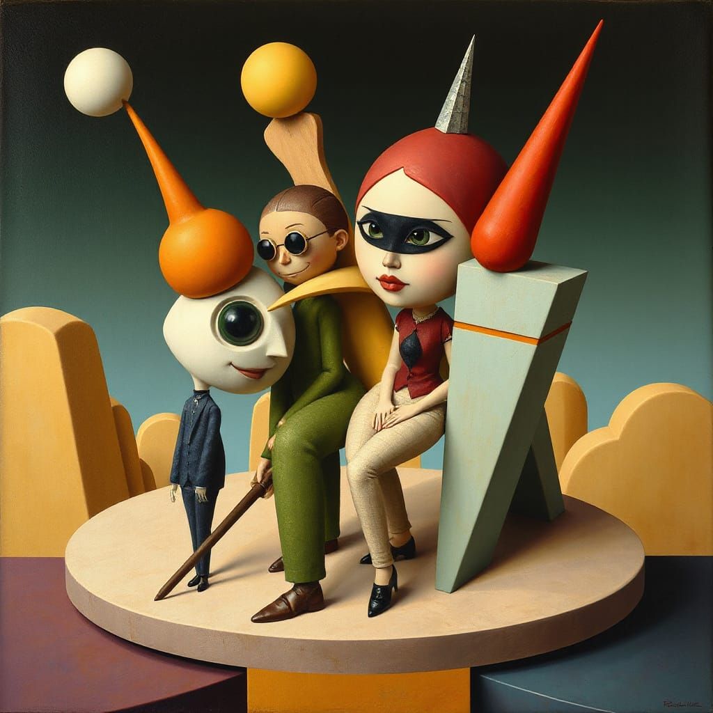 Surreal Dreamscape in Vibrant Eclectic Colors