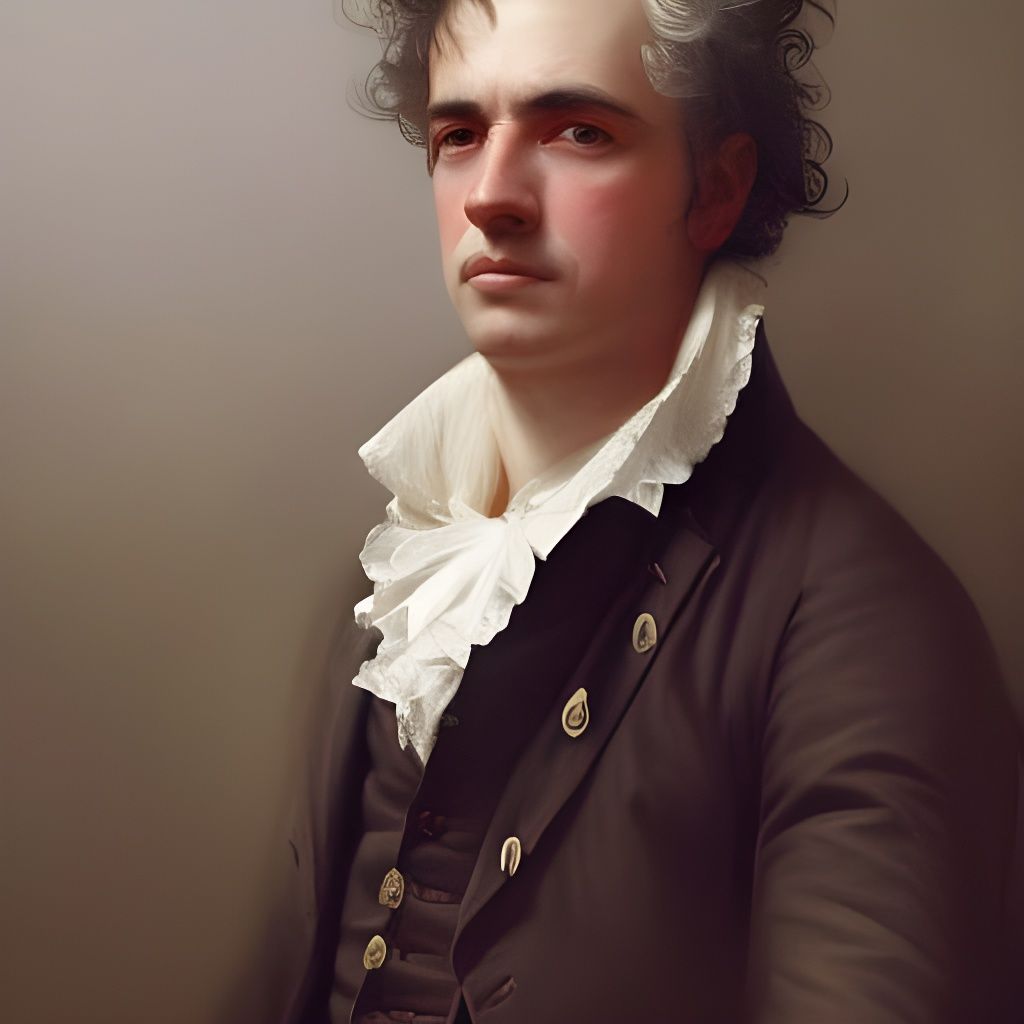 Elite Englishman Portrait in 1700s Style