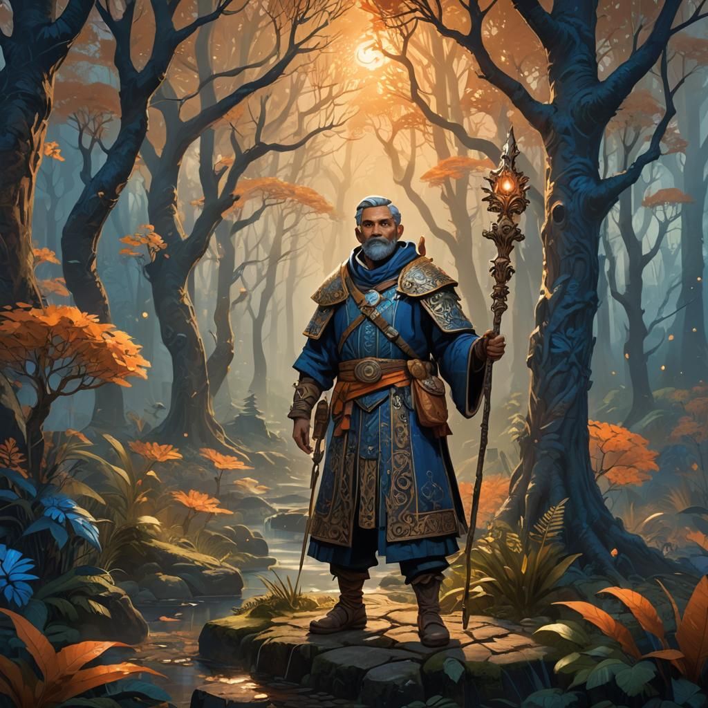 Mystical Forest Villager Concept Art