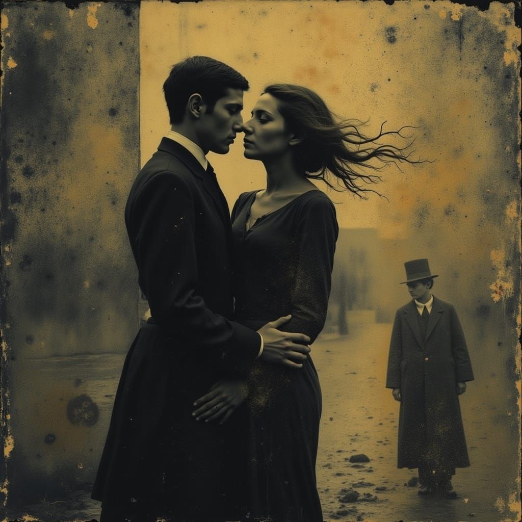 Secret Society Portrait Machine in Dark Surrealism