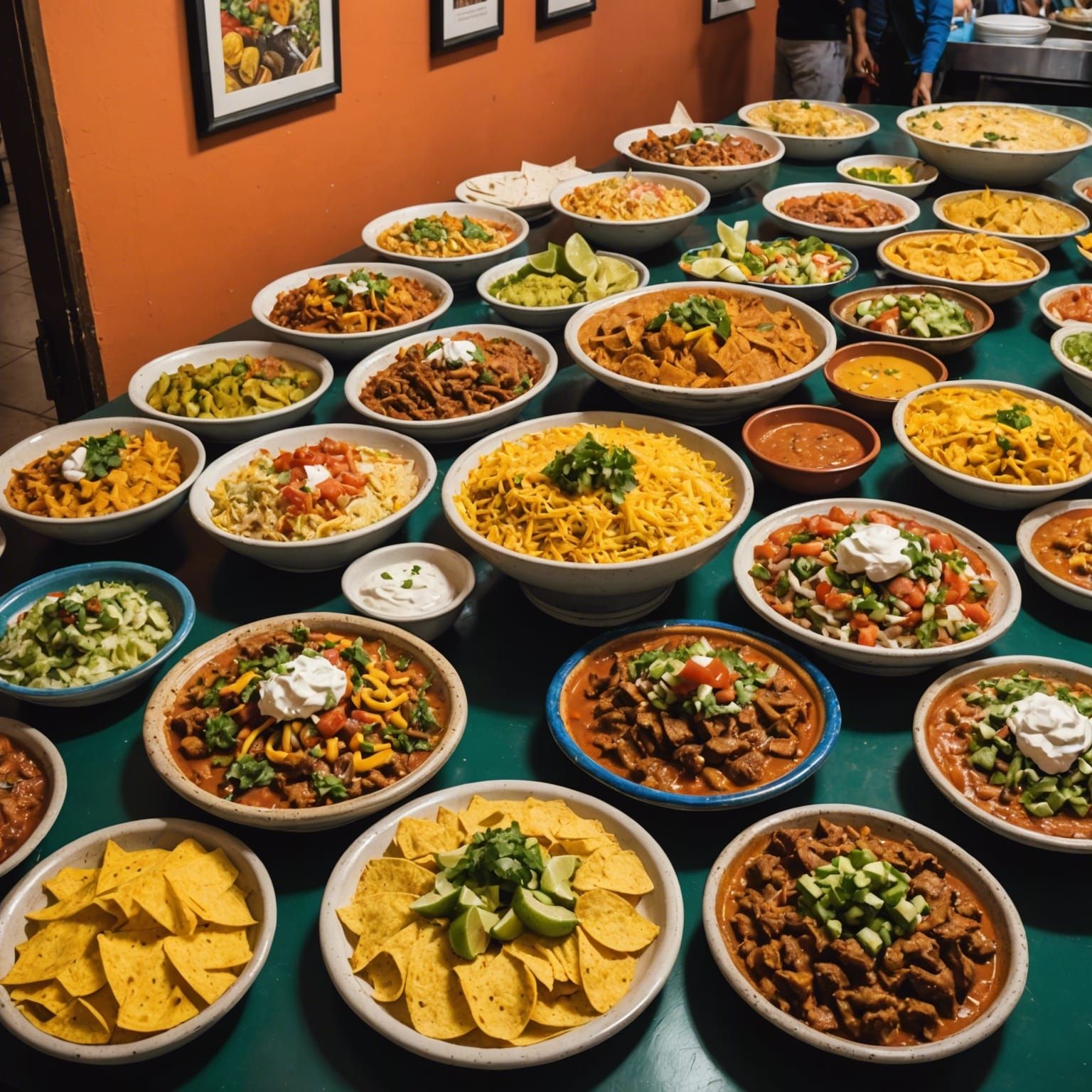 Mexican Food Buffet in Mexico