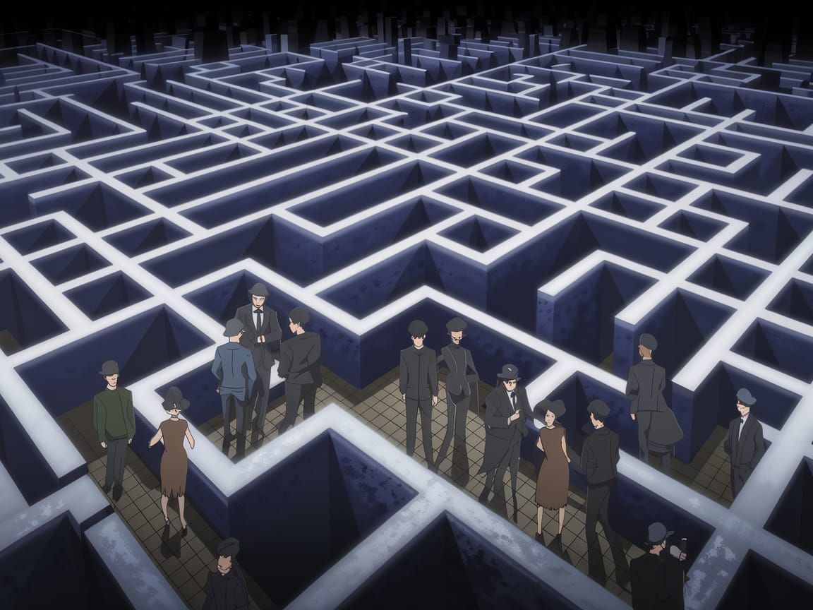 Film Noir Speakeasy in Impossible Cityscape