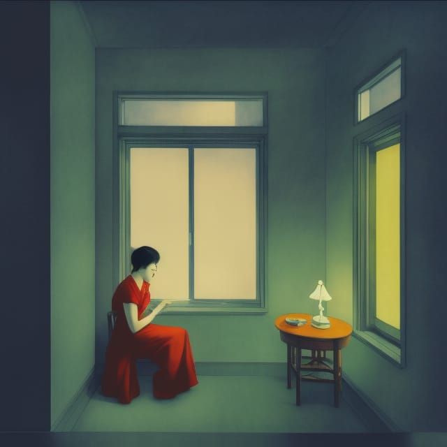 Gothic Maximalism Scene in Filmic Digital Art