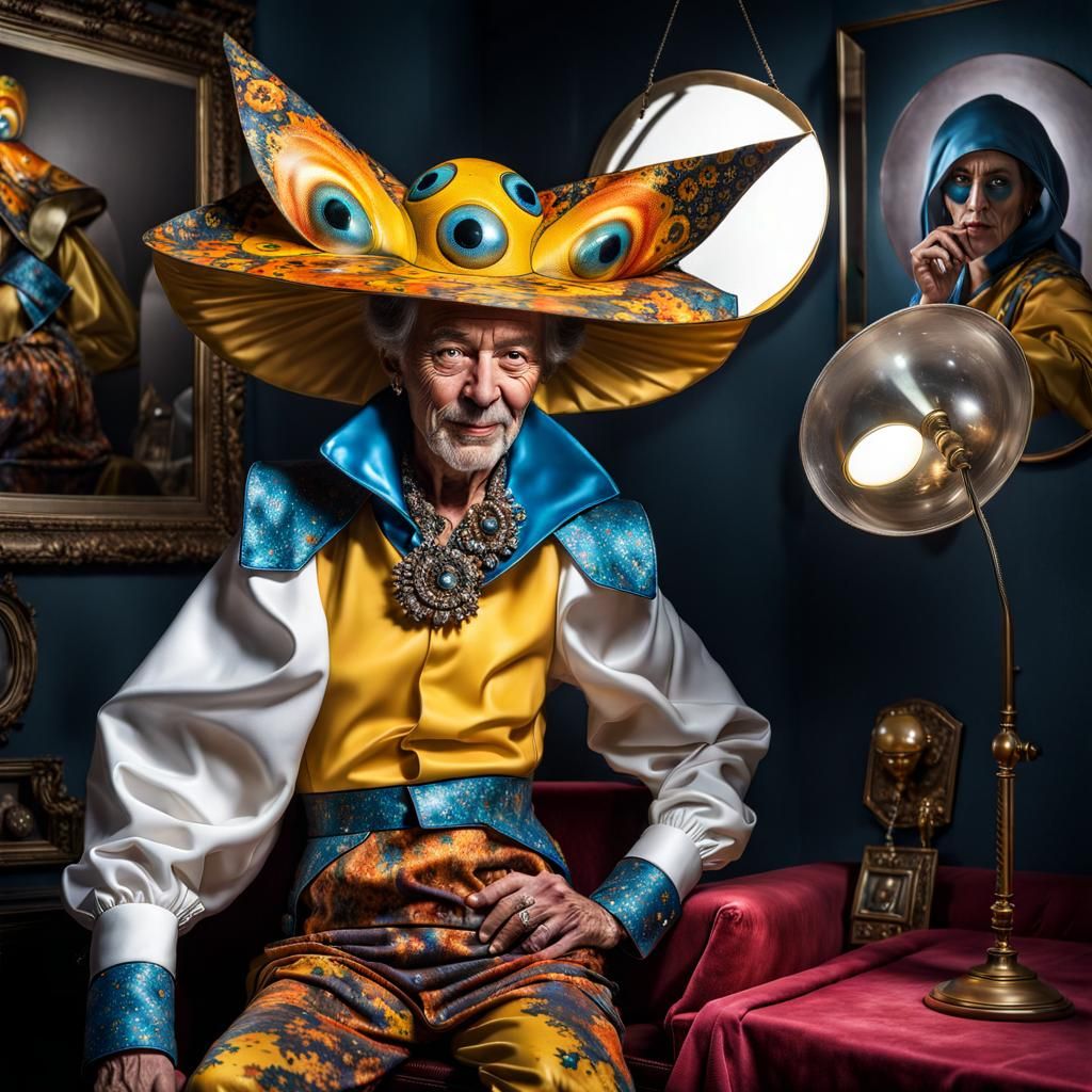 Extravagant Alien Characters in Maximalist Cosmic Dreamscape