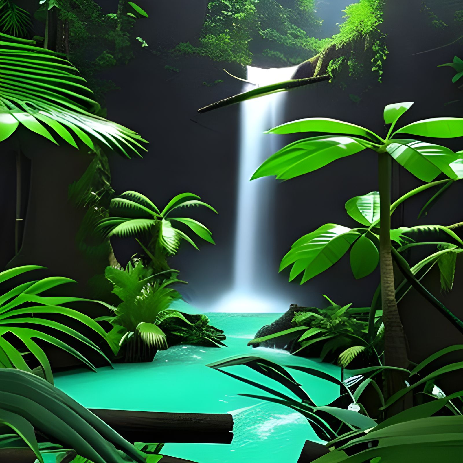 Detailed Waterfalls Jungles unique