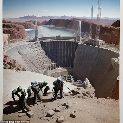 Hoover Dam Construction: Silver Spike Ceremony