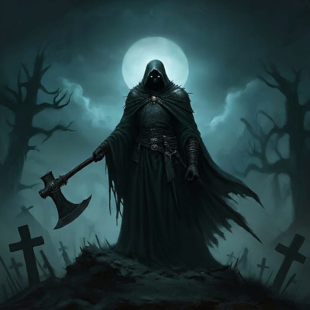 Grimdark Landscape in the Style of Charles Edwin Fripp