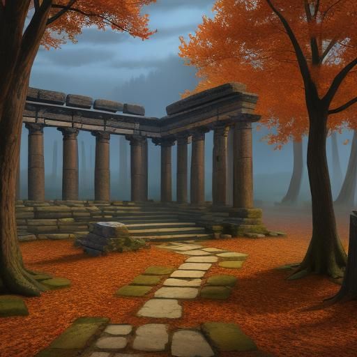 Magical Autumn Evening Reveals Ancient Secrets