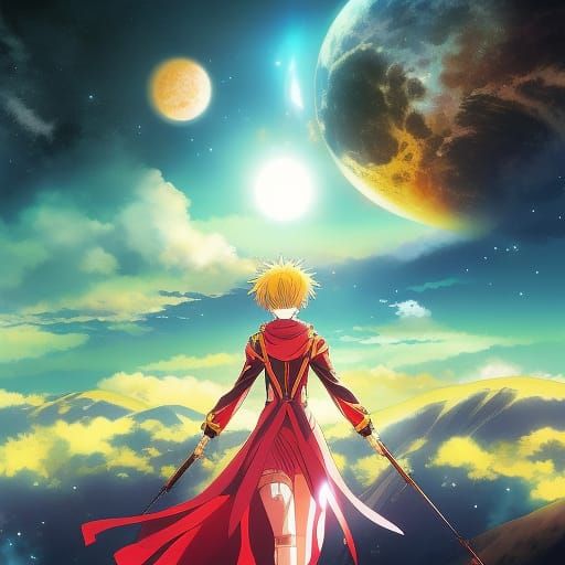 Anime Style Planet Art