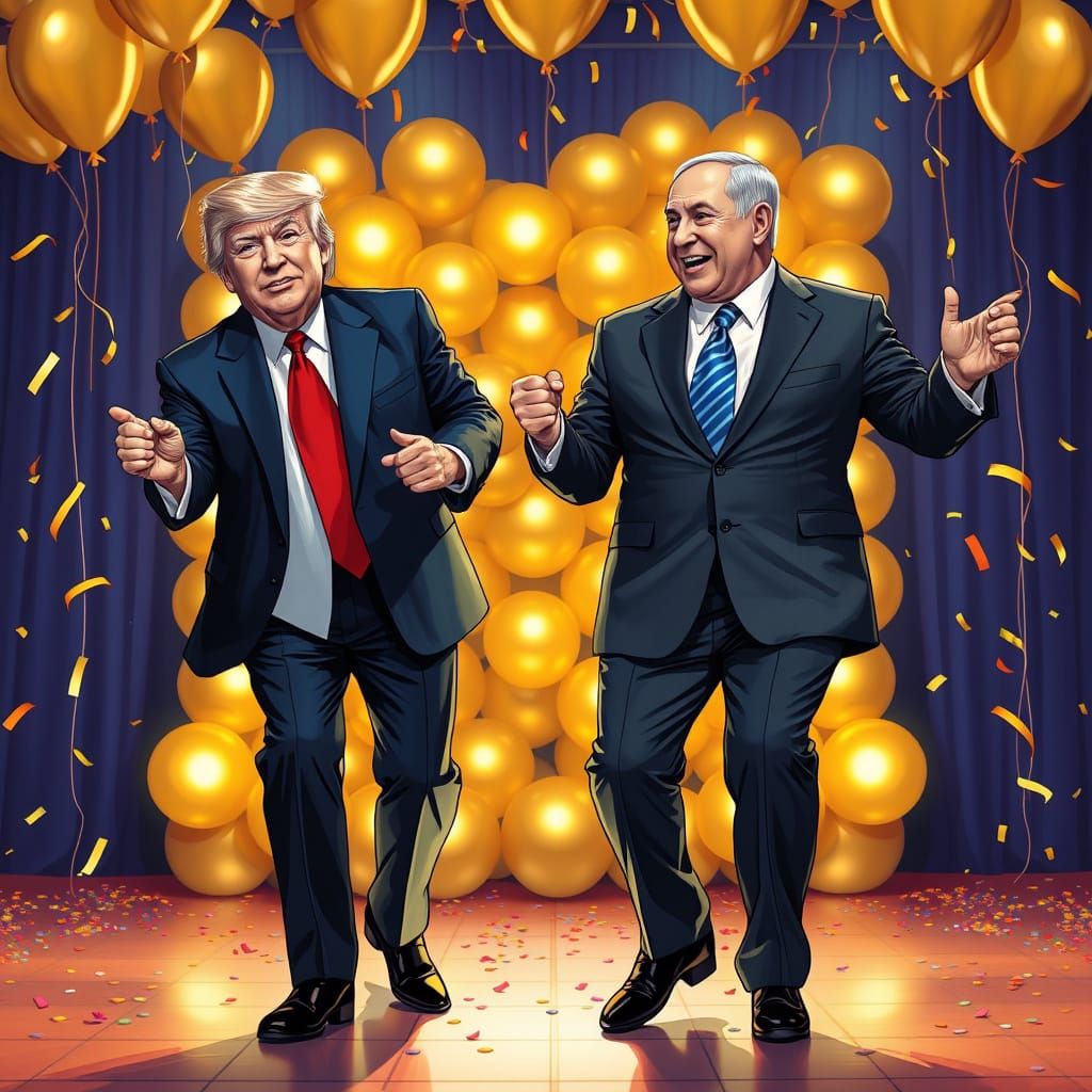 Celebrity Dancers in Vibrant Pop Art Style