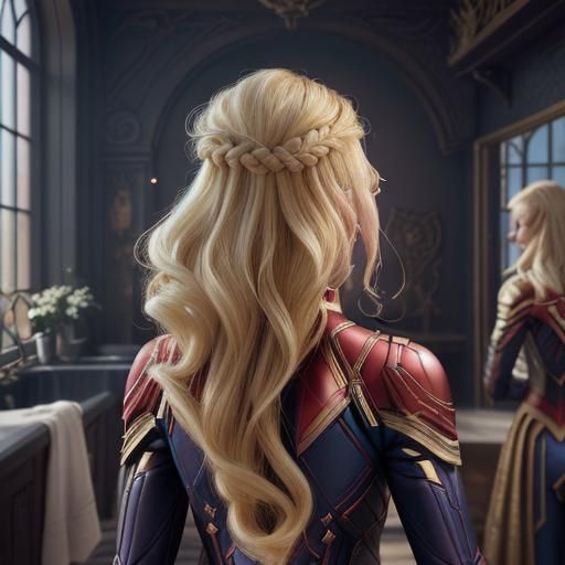 Rapunzel's Head Shaving at the Salon in 4K