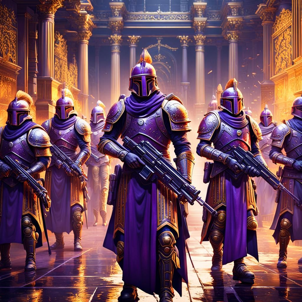 Futuristic Roman Praetorian Guard Concept Art