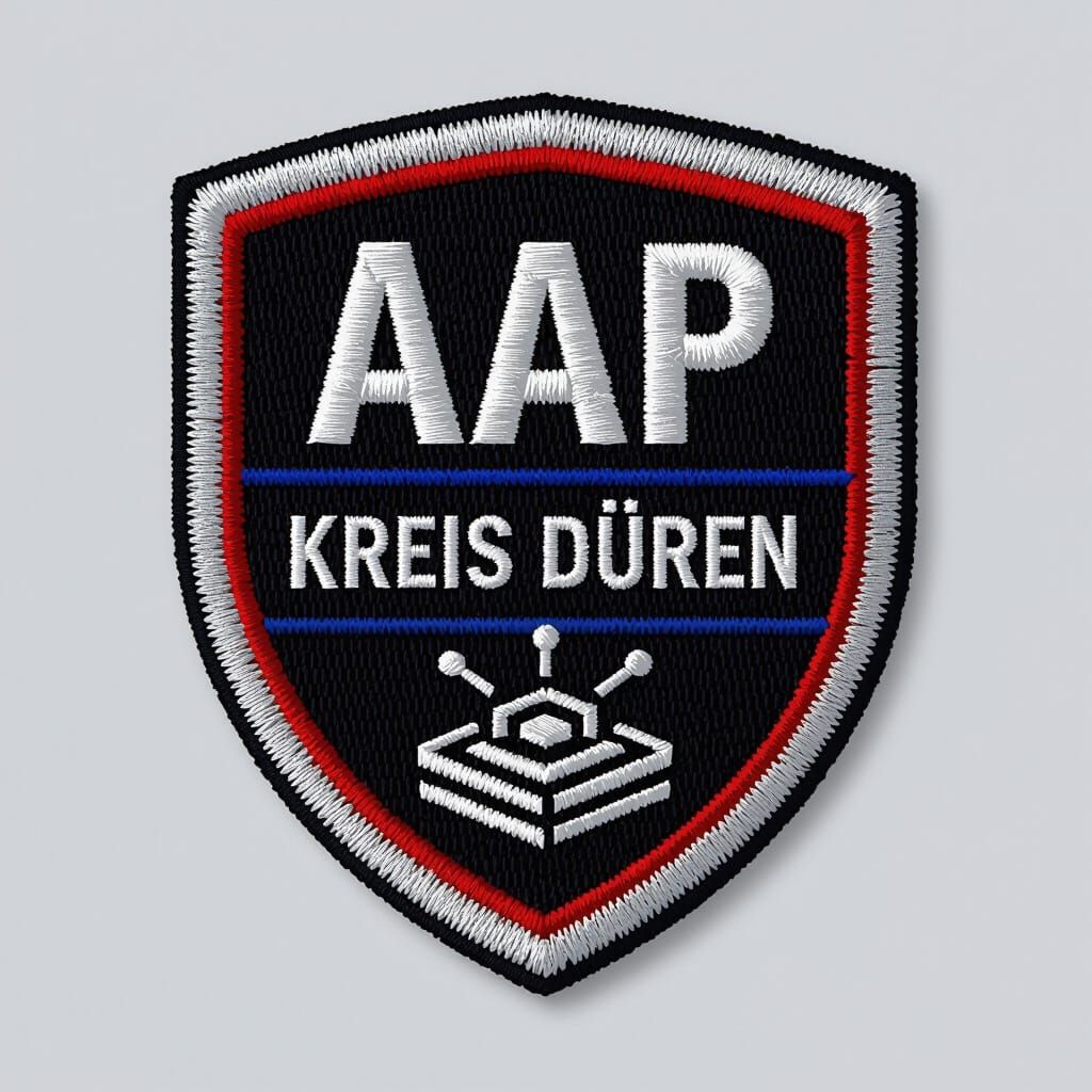 Embroidered AAP Kreis Düren Shield Patch