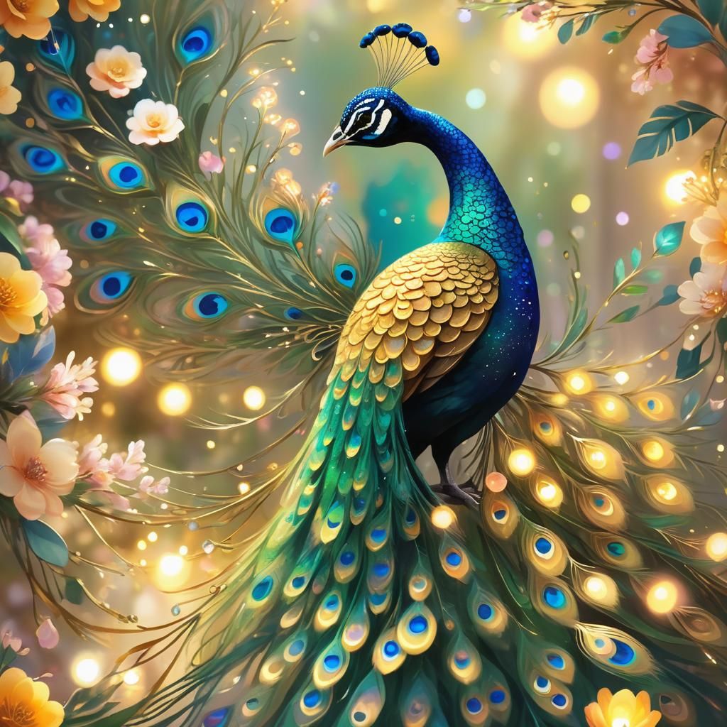 Peacock Golden Ratio