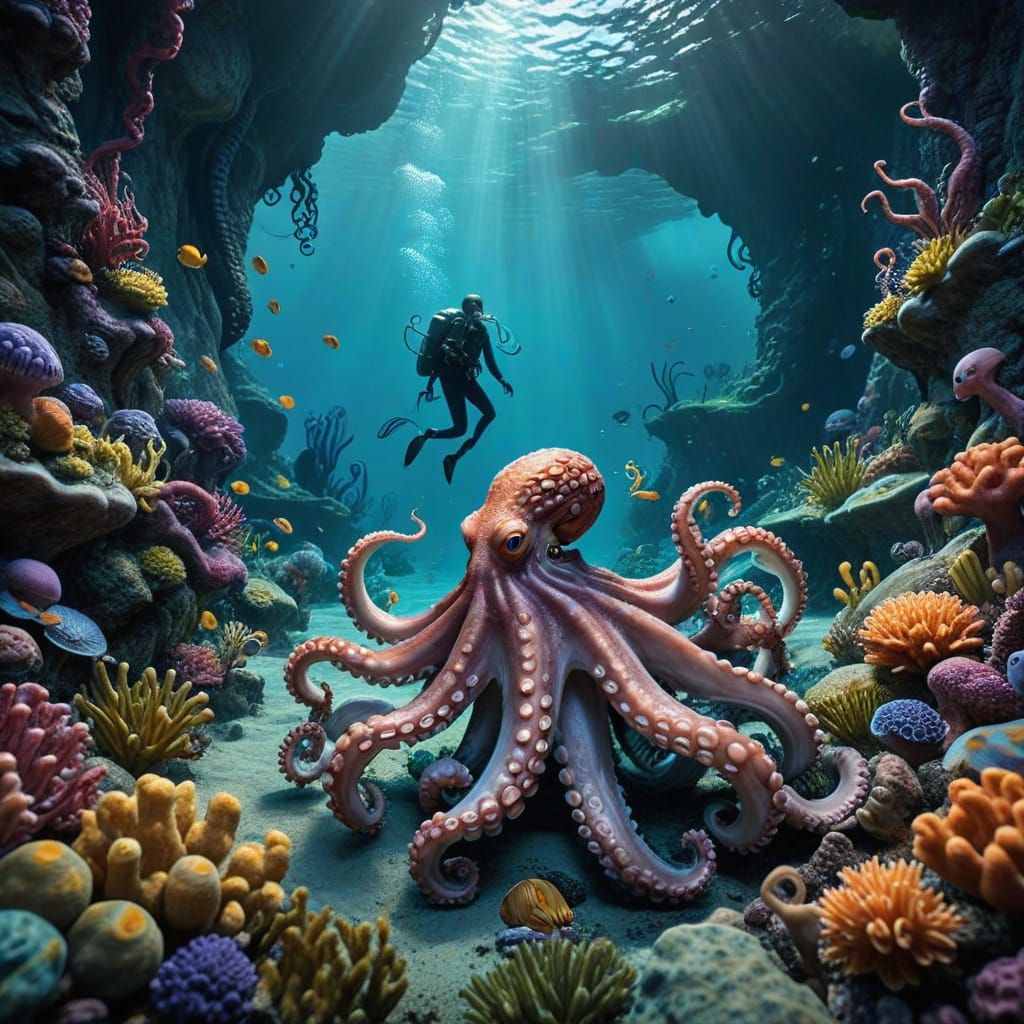 Underwater Oasis in an Octopus's Garden