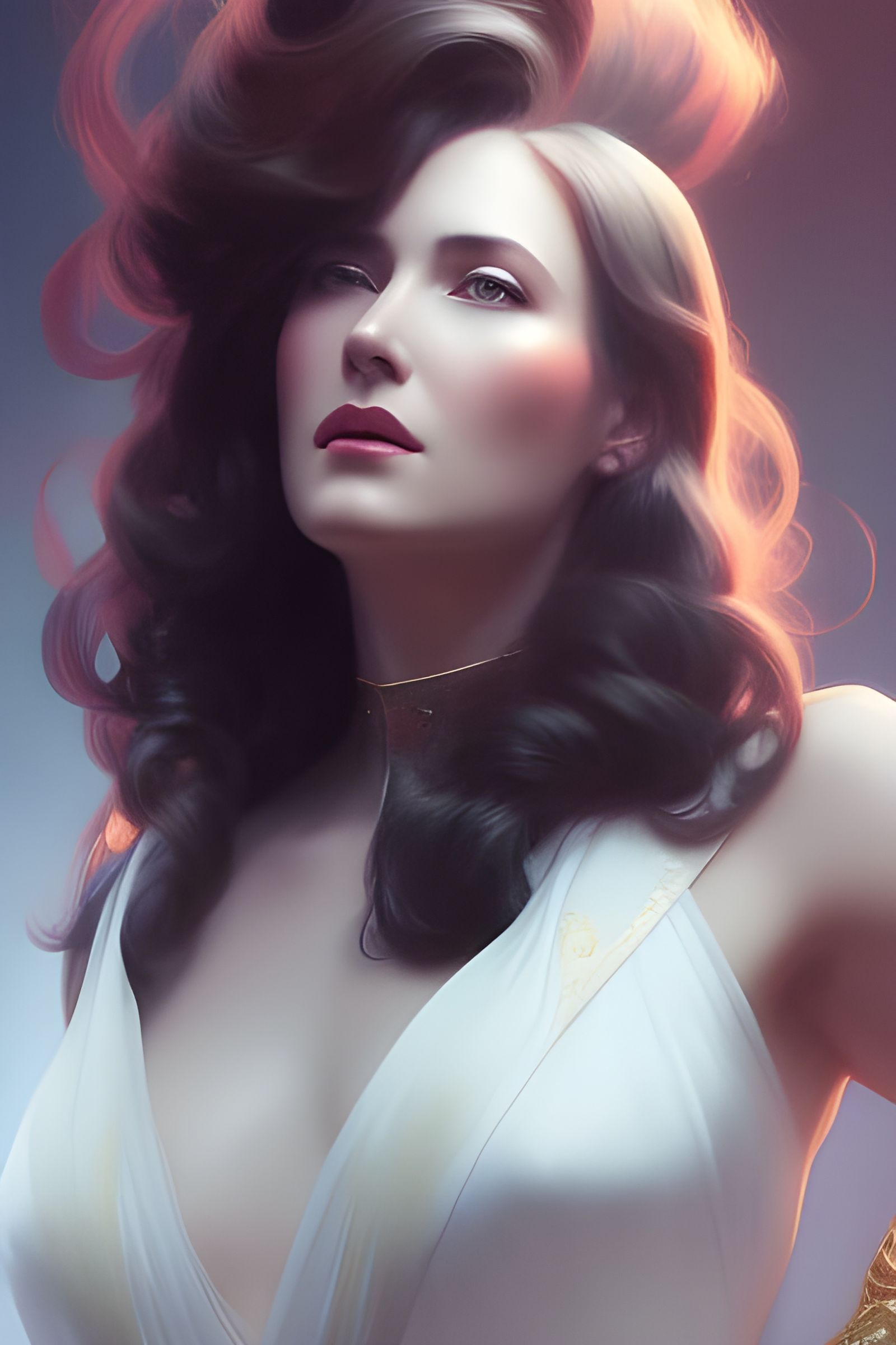 Anime-Inspired Portrait with Dynamic Lighting