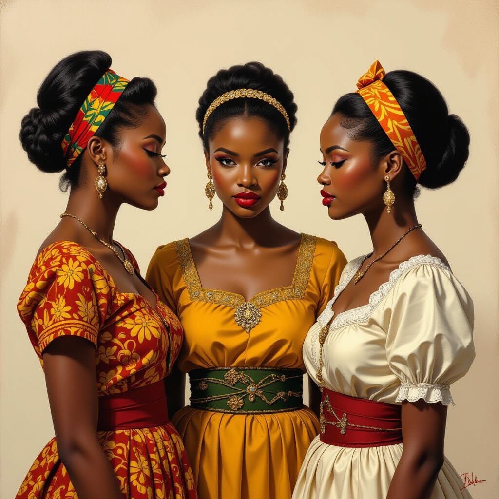 African Noblewomen Sneer at Beautiful Olioma