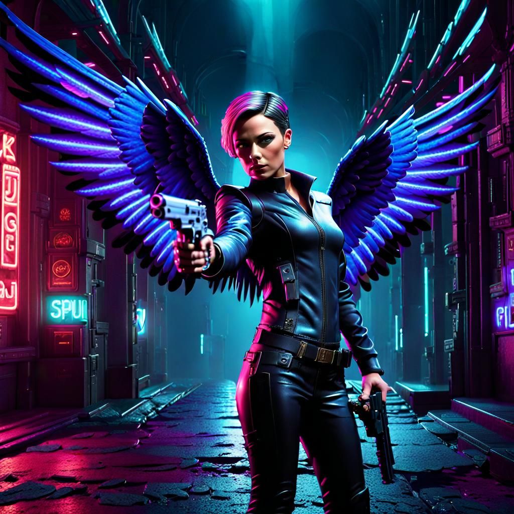 Cyborg Angel Warriors Assassins