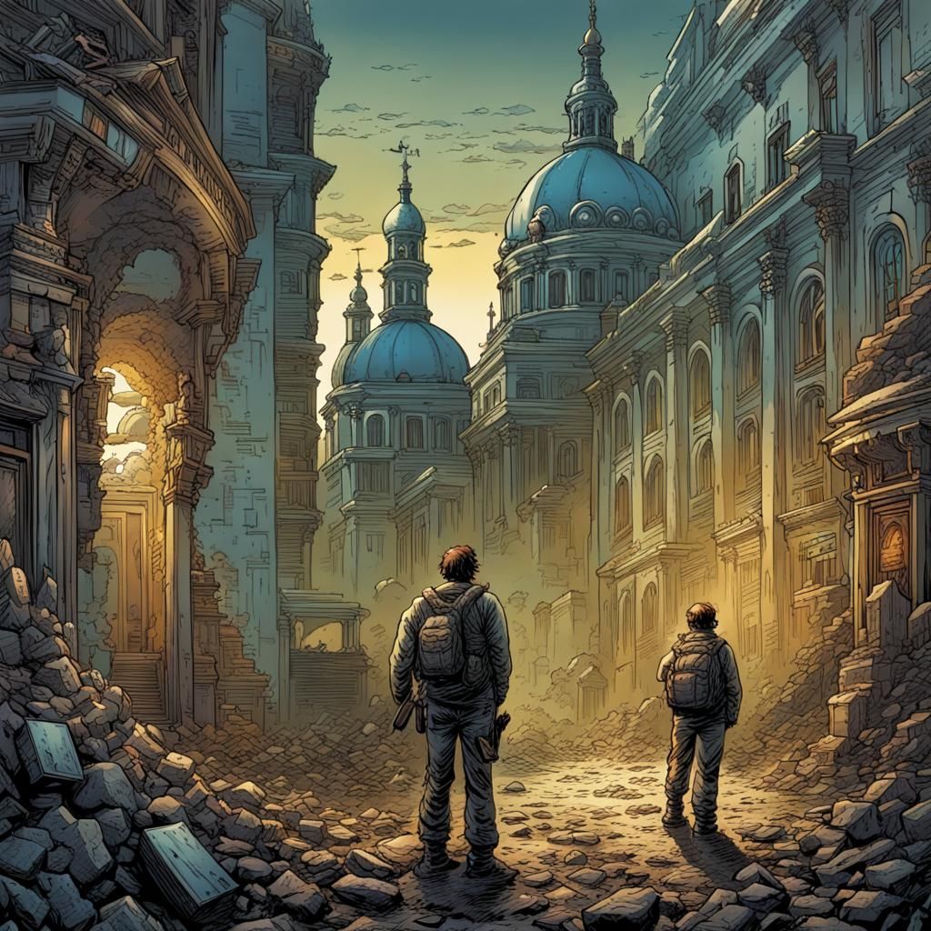 Ukrainian Cartoons in Comic Book Art Style