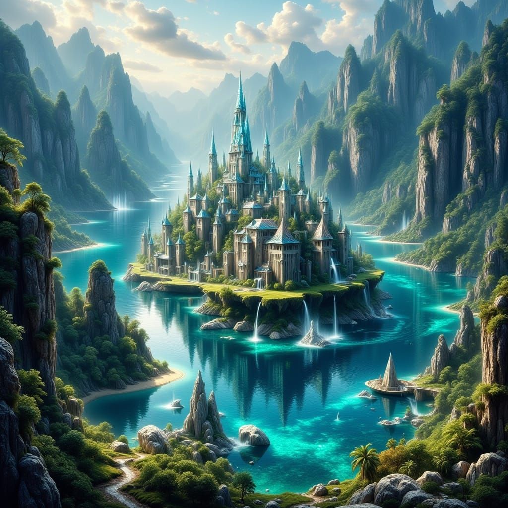 Atlantica: A Hyperrealistic Landscape Masterpiece