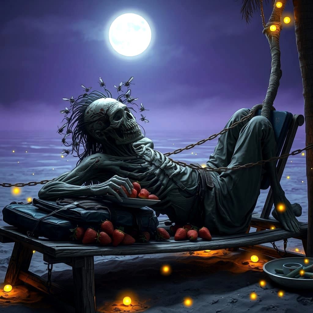 Macabre Zombie Summer Night Feast