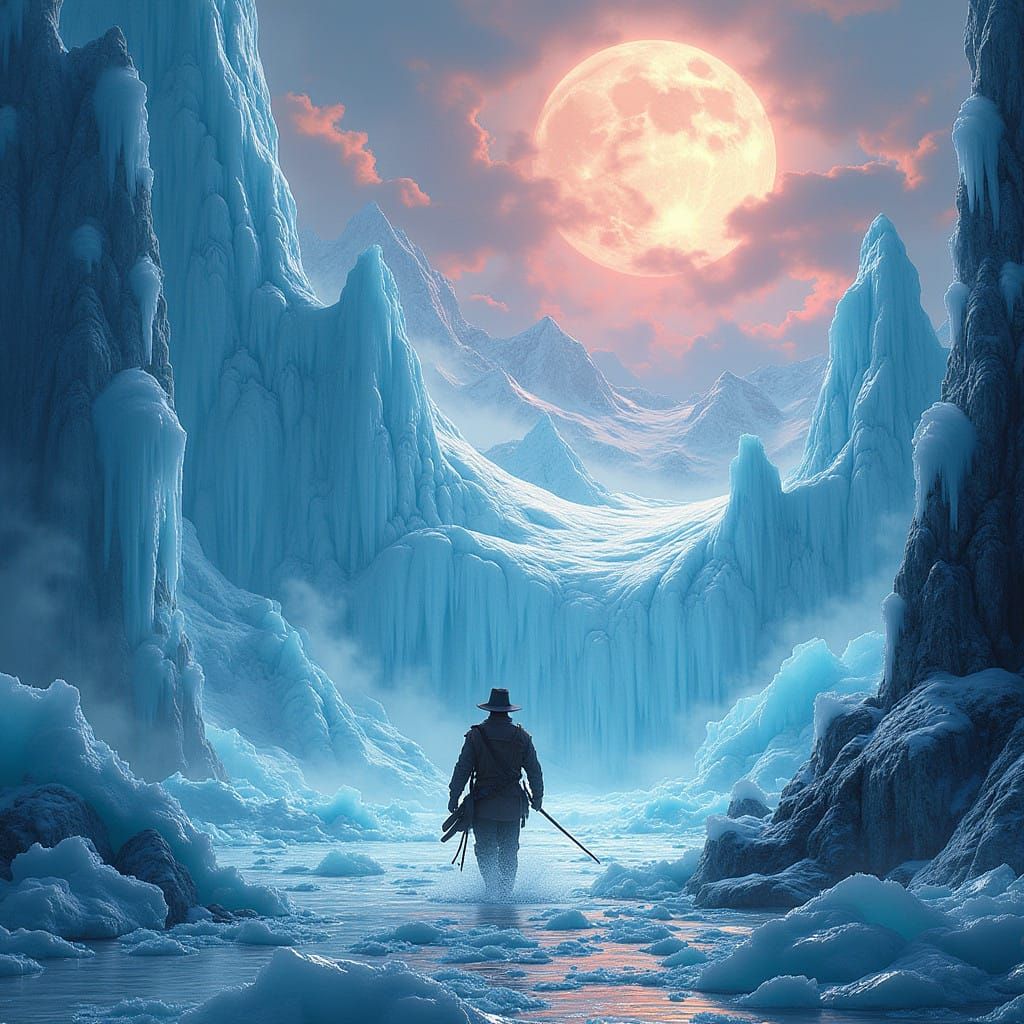 Indiana Jones Unveils Ancient Secrets in Fractal Glacier Lan...