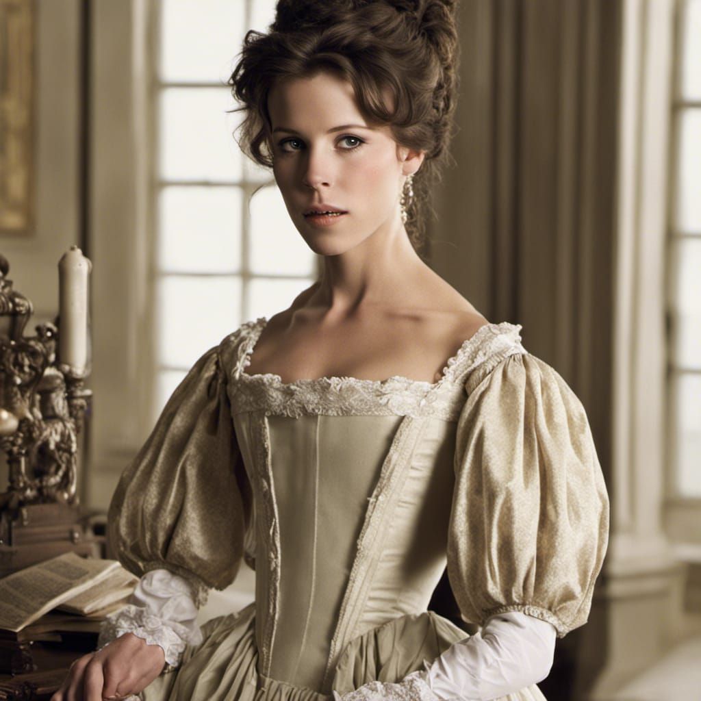 Kate Beckinsale in Regency Era Attire