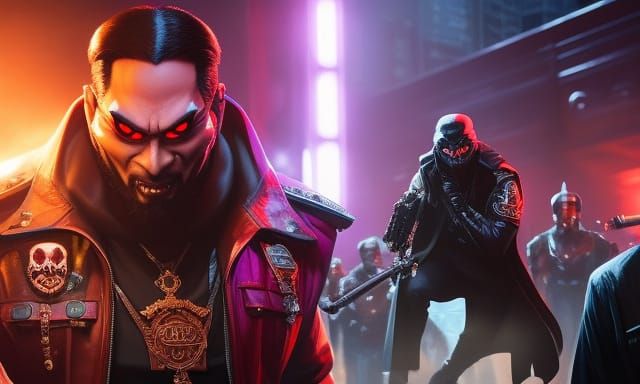 Ghoul Rapper Artgerm Style Concept Art