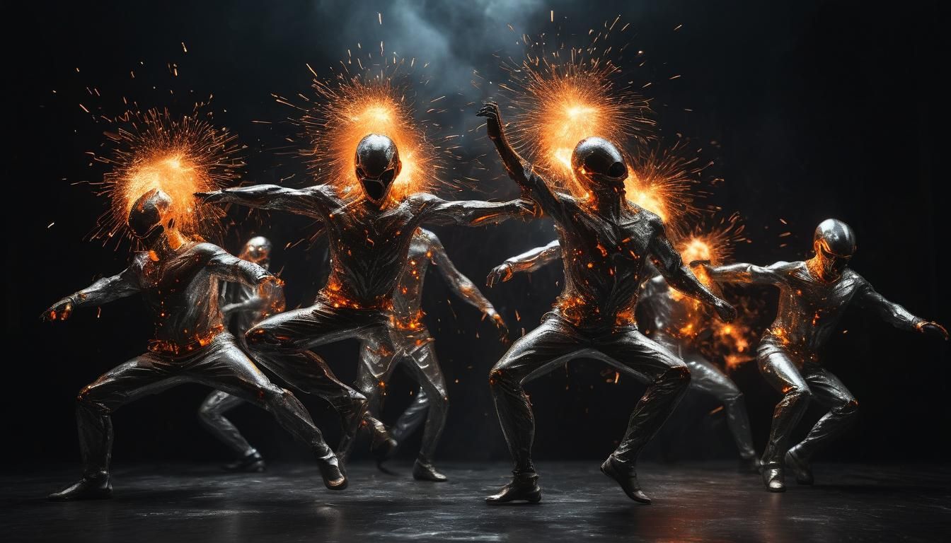 Fiery Modern Dance Troupe of Molten Metal