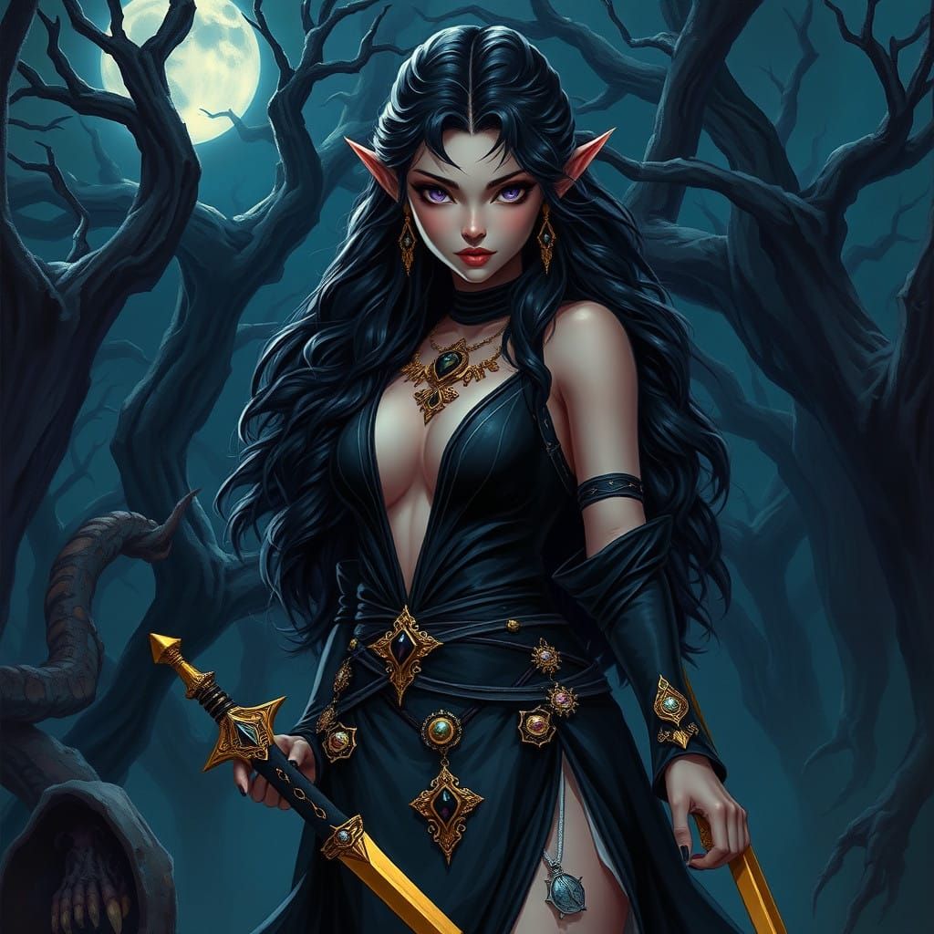 Mystical Ninja in Darkwood