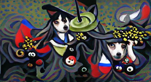 Whimsical Witch and Pet in Pixel Art Style