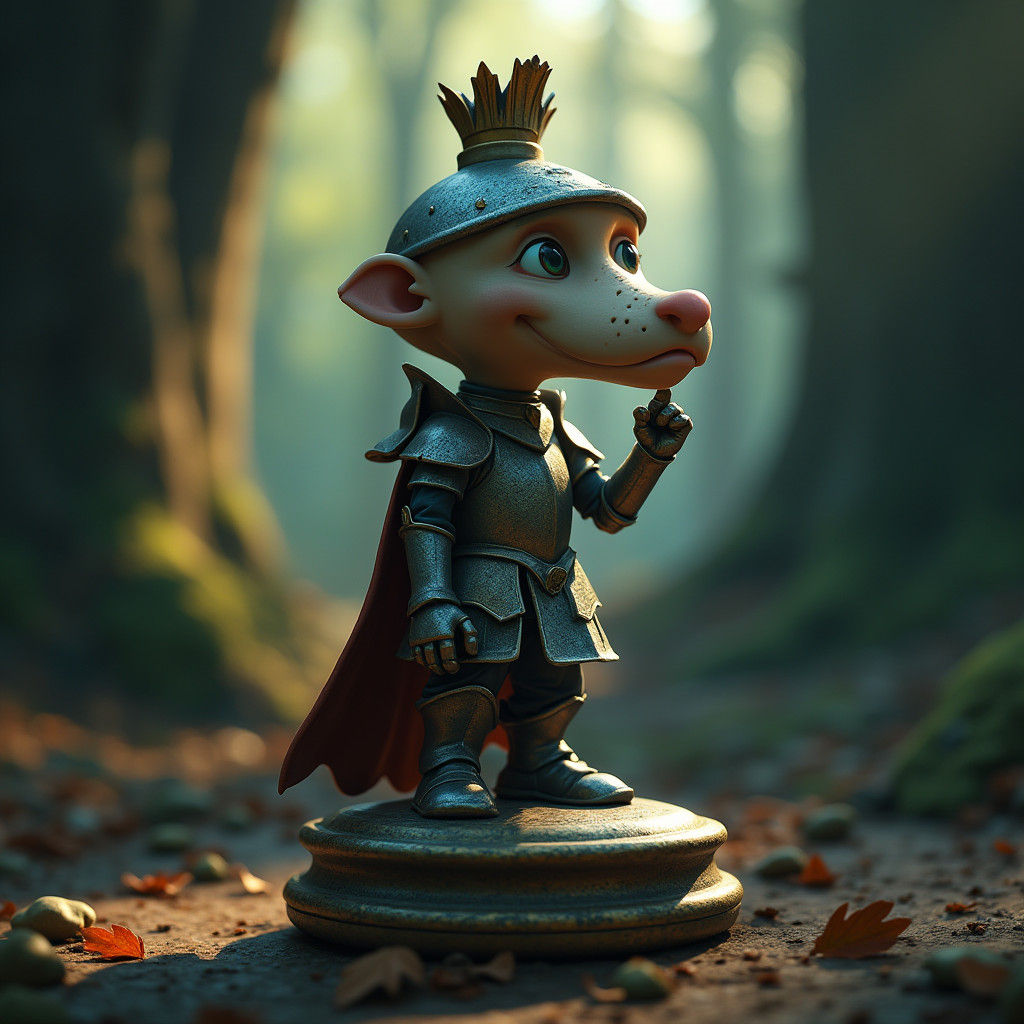 Knight Chess Piece in Narnia World