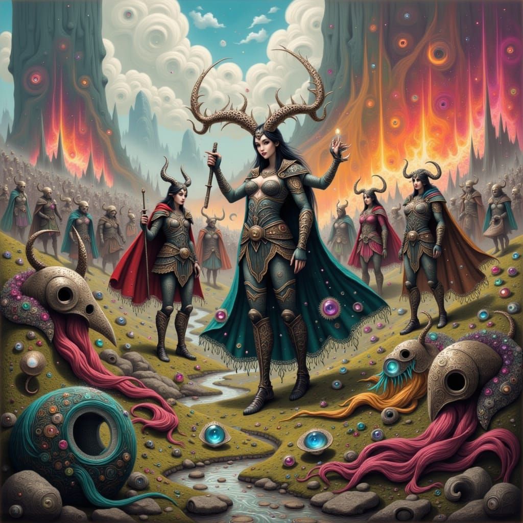 Norse Gods Clash in Epic Battlefield