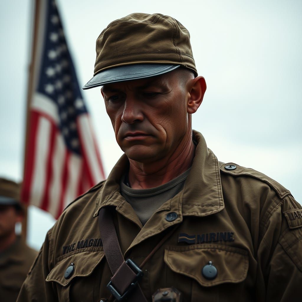 Stoic Marine Reflects on a Lifetime of Service