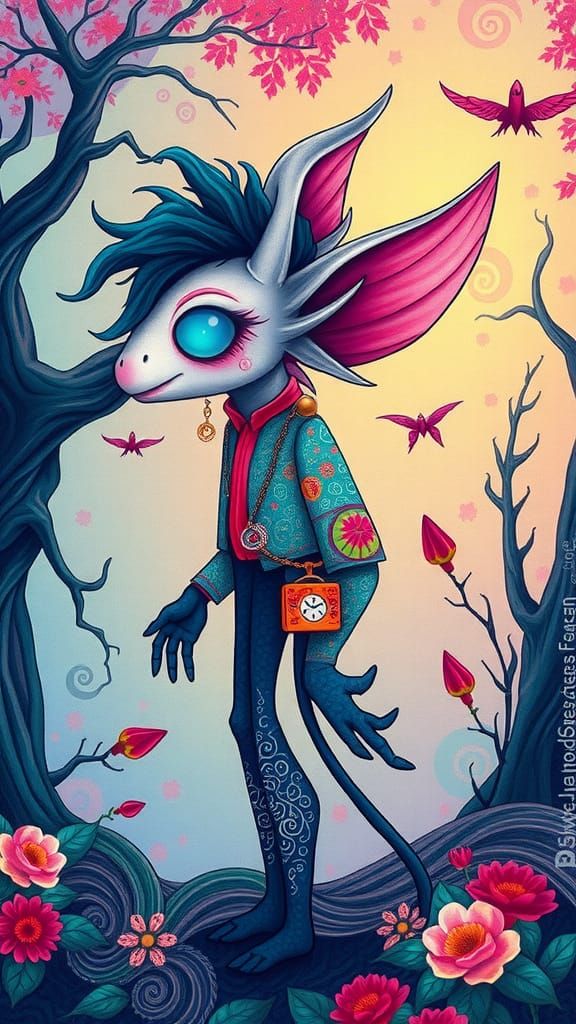 dream art :: magicien rokoko, personnage imaginaire du monde féérique de la forêt merveilleuse du rêve :: blingomorphe, ...