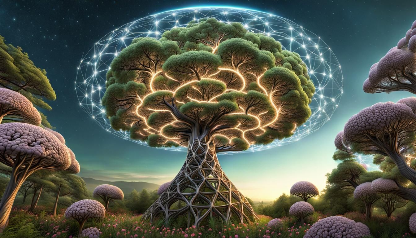 Fractal Tree Branches on Stargazing Platform