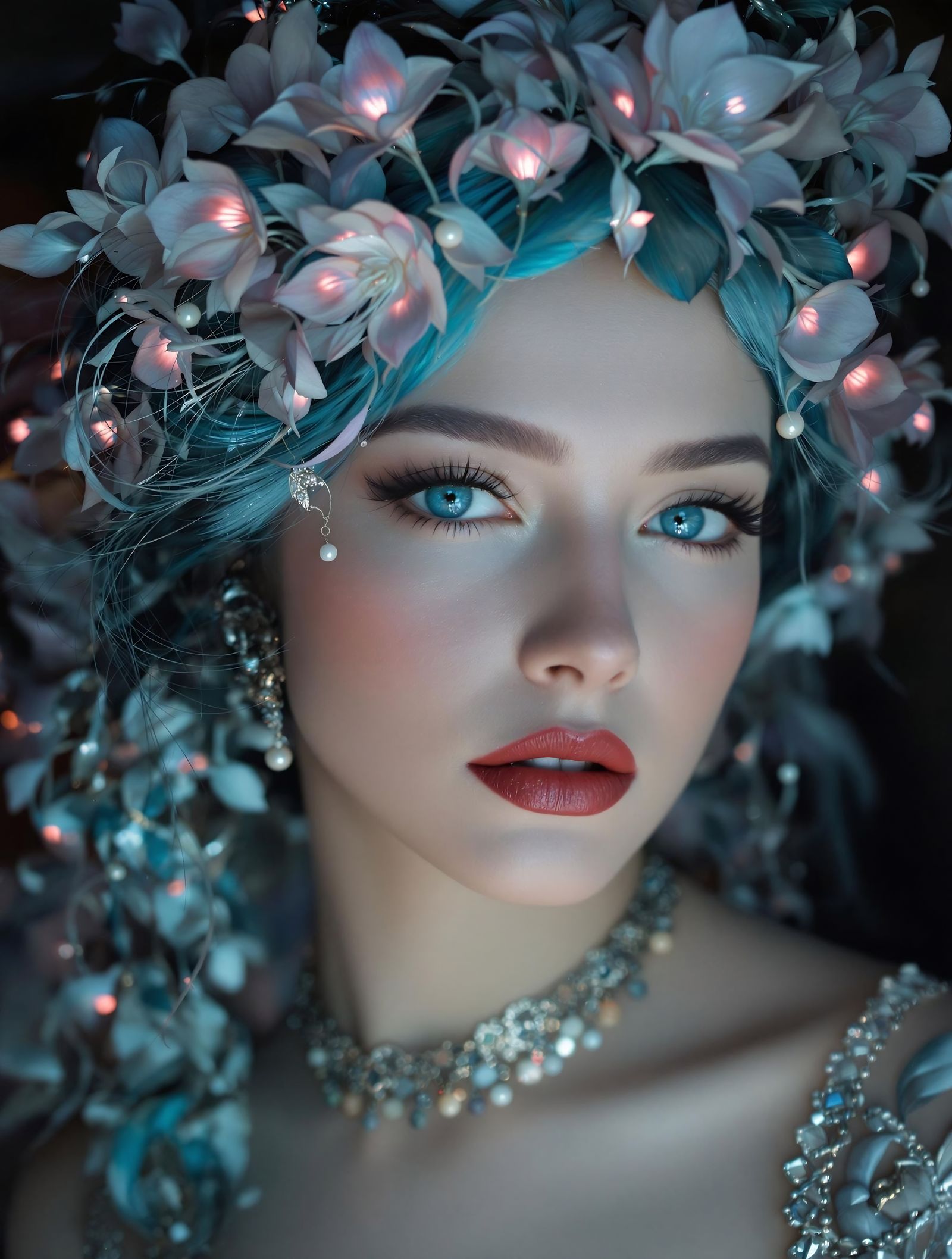 Photorealistic and ultra detailed portrait picture of a beau...