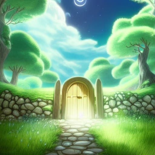 The door into a magical land