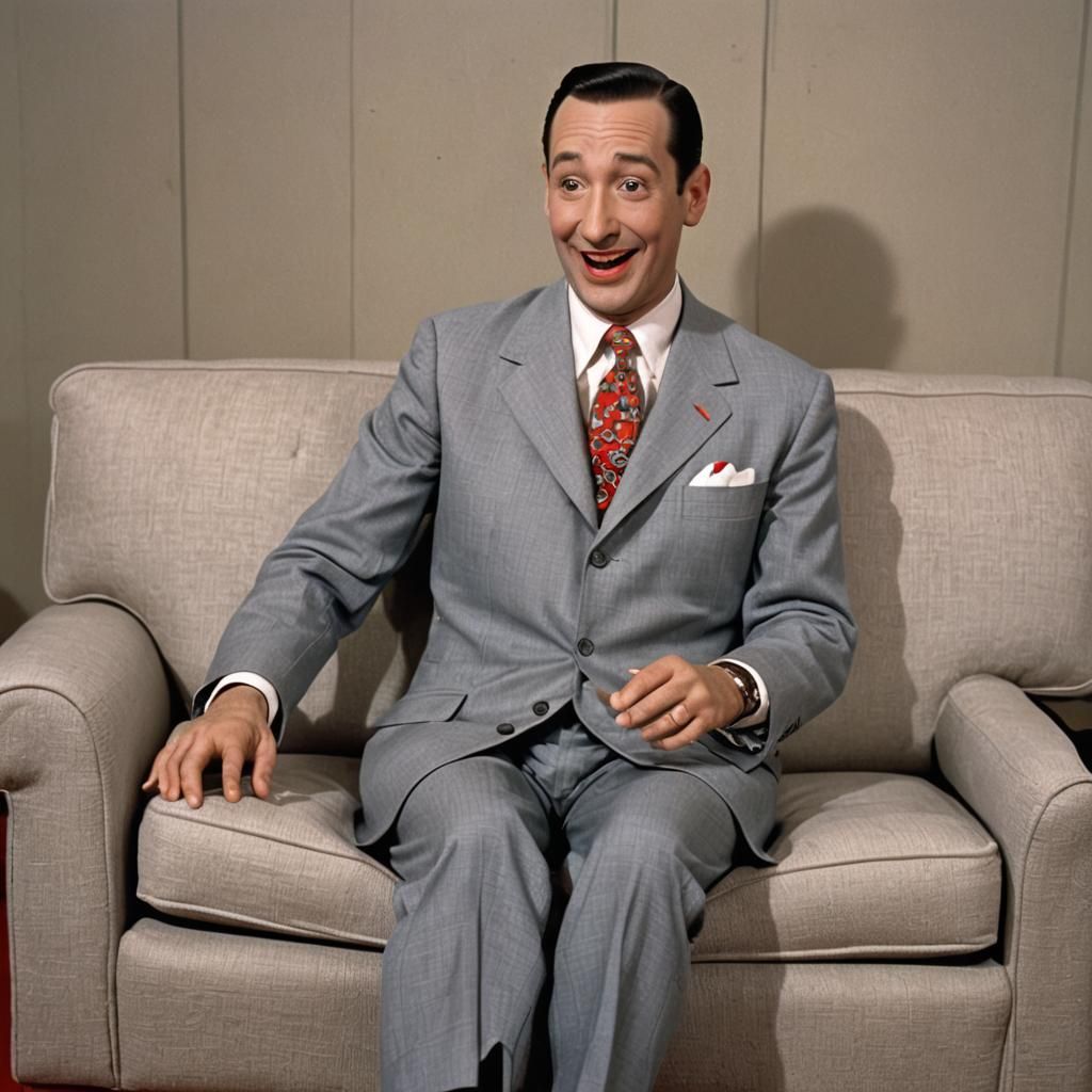 Pee Wee Herman as a Talking Sofa