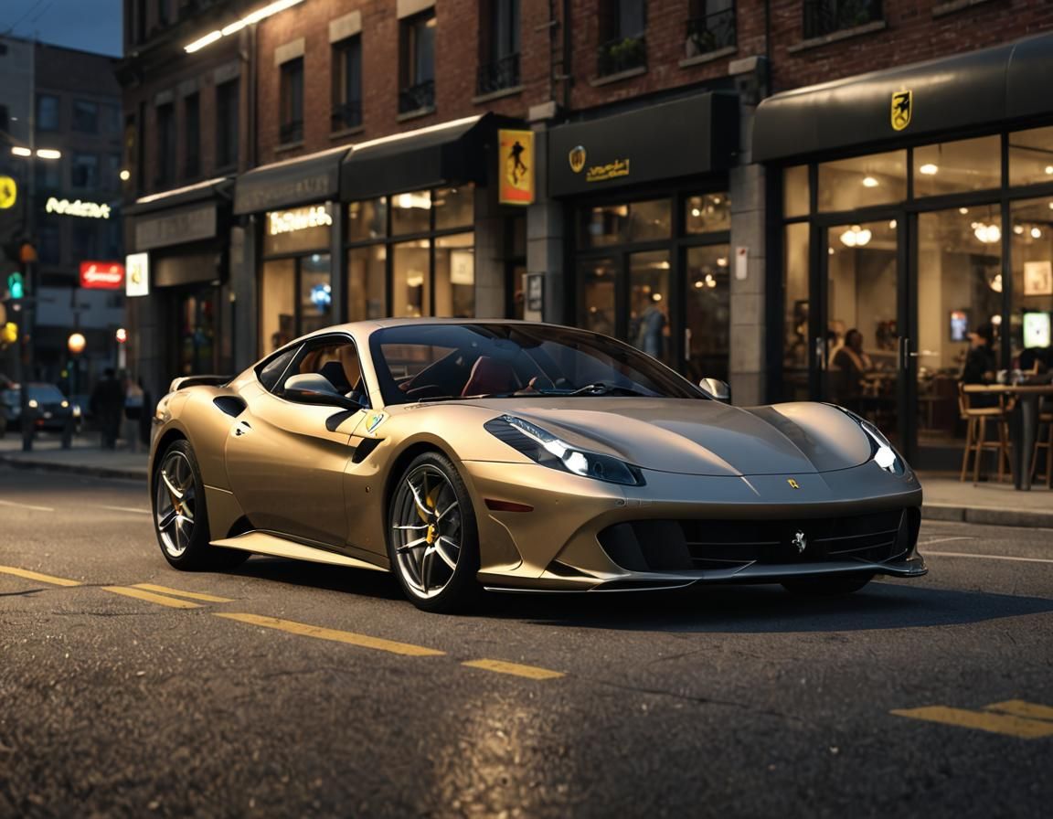 Ferrari 550 maranello, bodykit, rear spoiler, WR Blue Mica c...