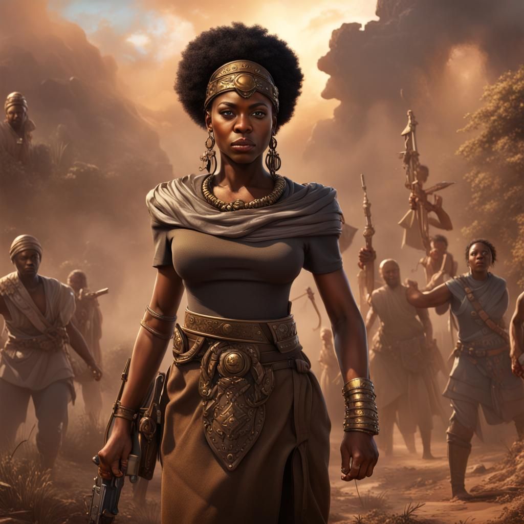 Deborah as Boondocks Character Goes to War