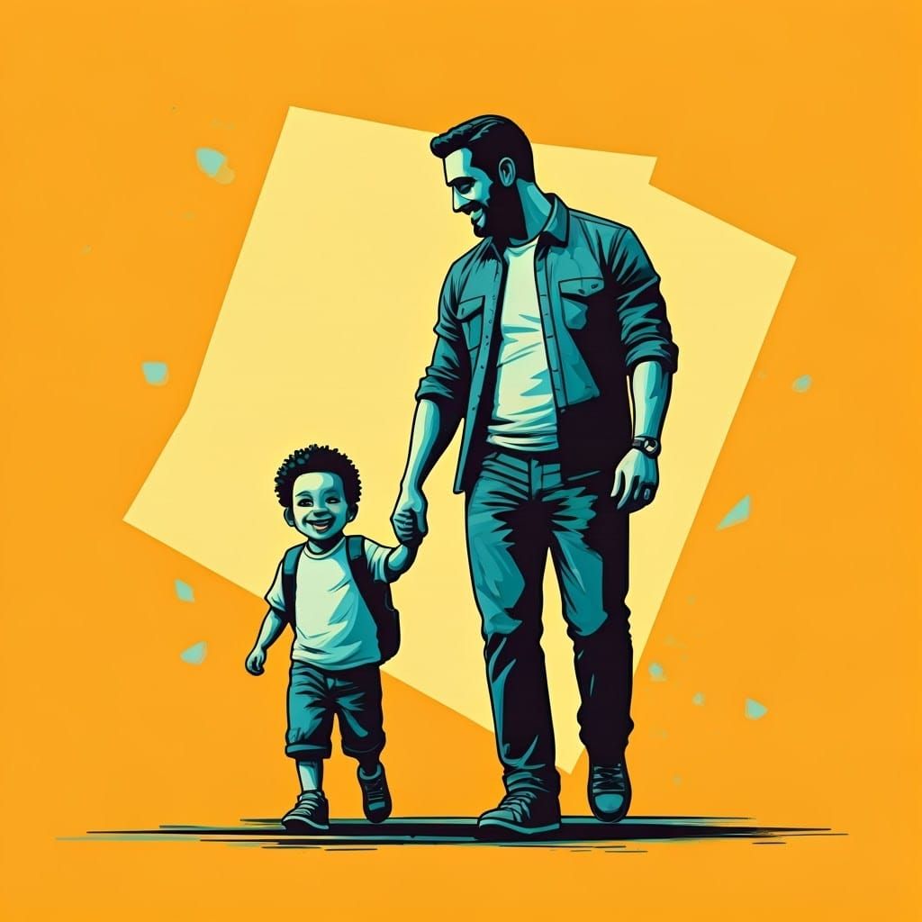 Proud Dad Embarks on Joyful Summer Adventure with His Energe...