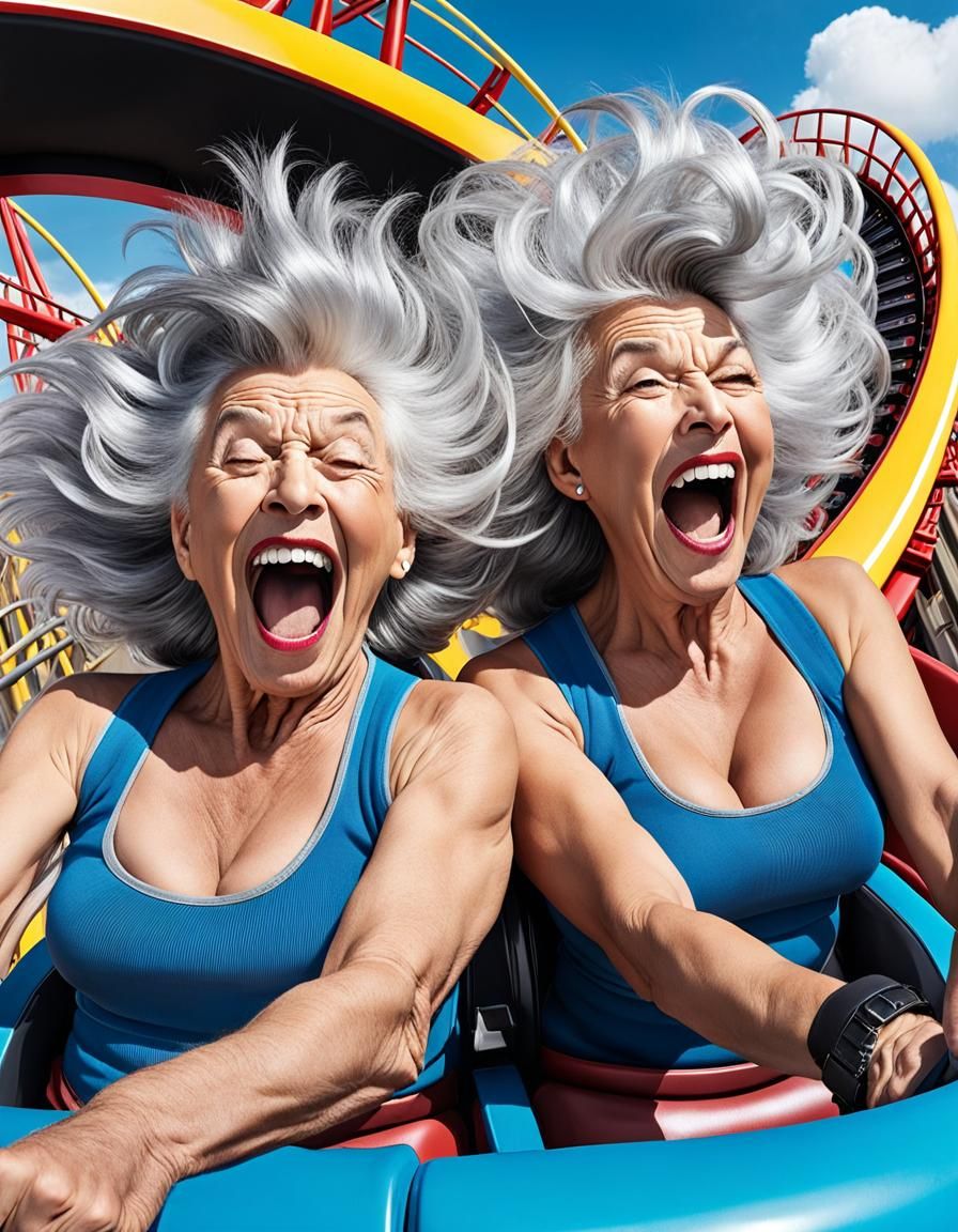 Eccentric Seniors on a Roller Coaster Ride