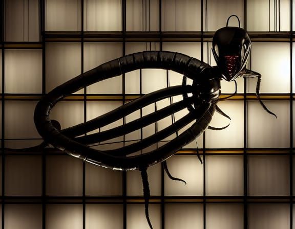 Hyperrealistic Alien Insectoids in Studio Lighting