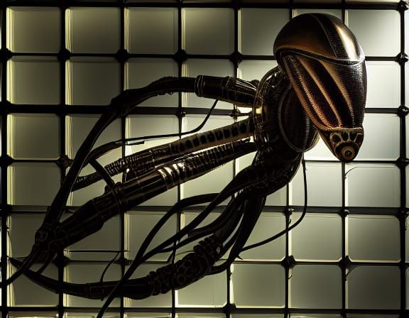 Hyper Detailed Alien Insectoids in Glass