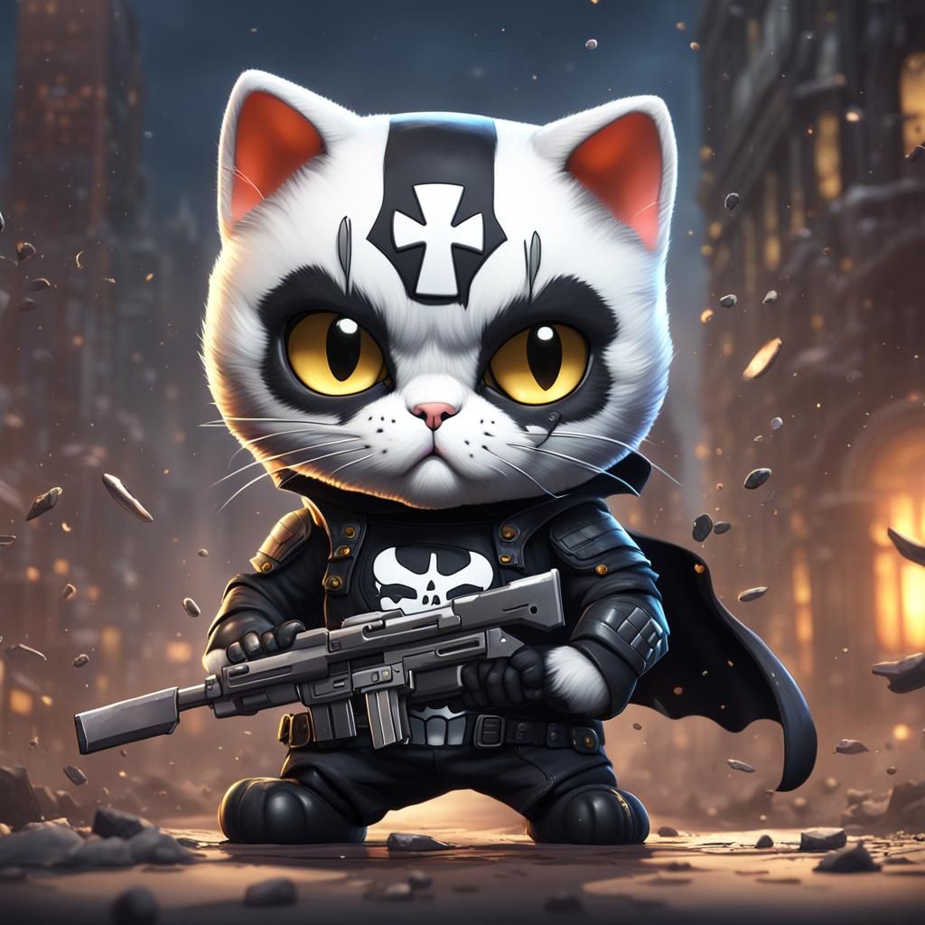 Punisher cat