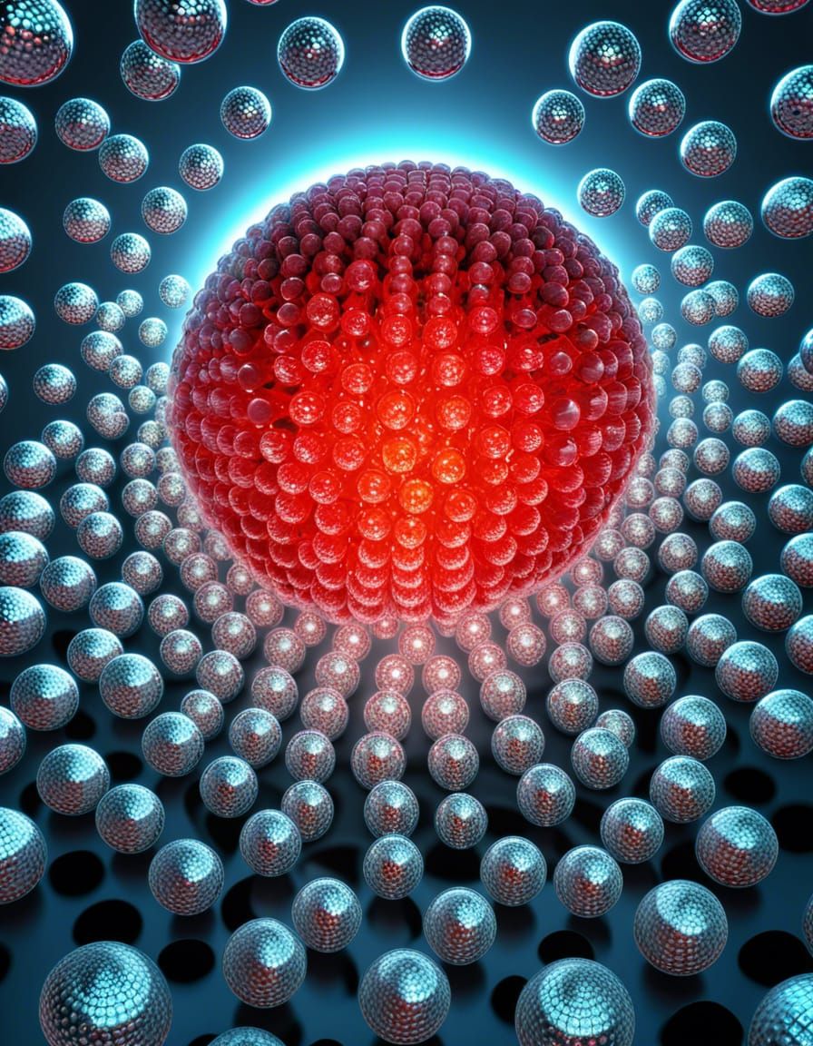 Translucent Crystal Sphere with Intricate Details