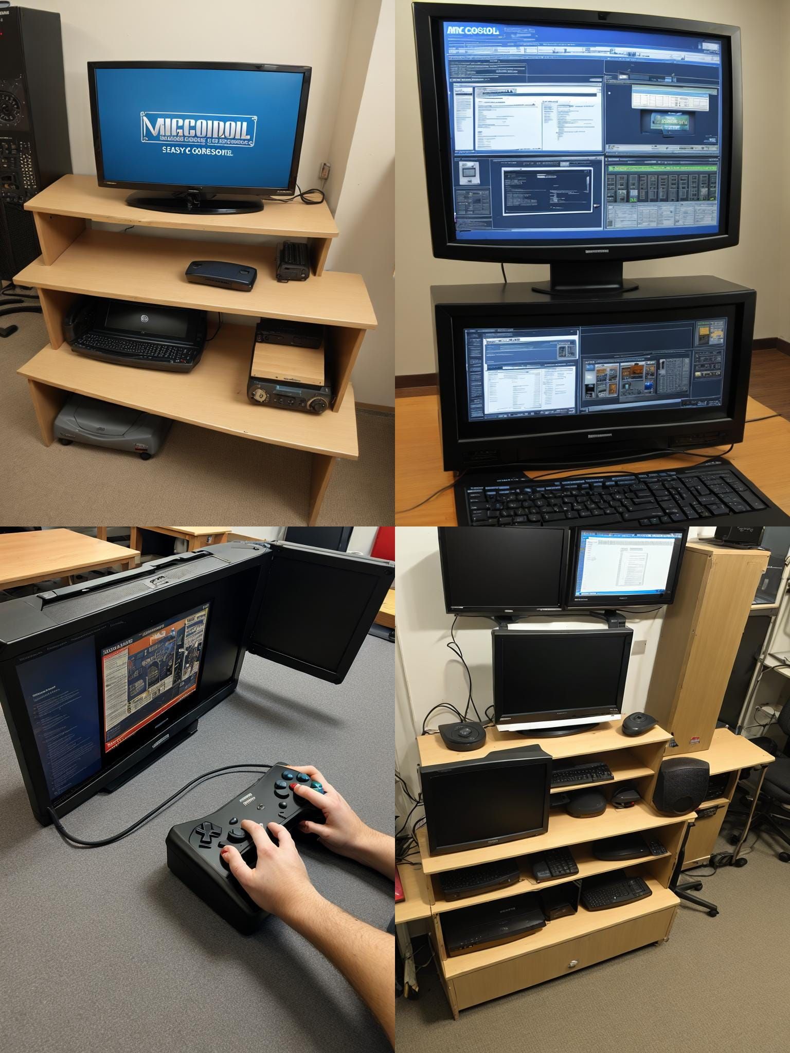 Easy-to-Play Video Game Console Rendering