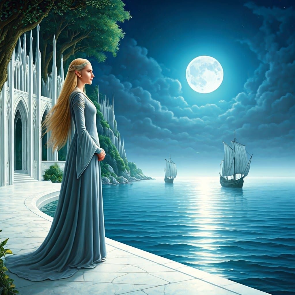 Elven Maiden's Farewell to the Grey Havens